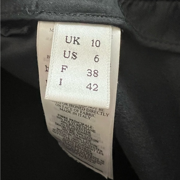 Price Drop!! 🔥Victoria Beckham Black Liquid Metallic Pants🔥 - Picture 6 of 9